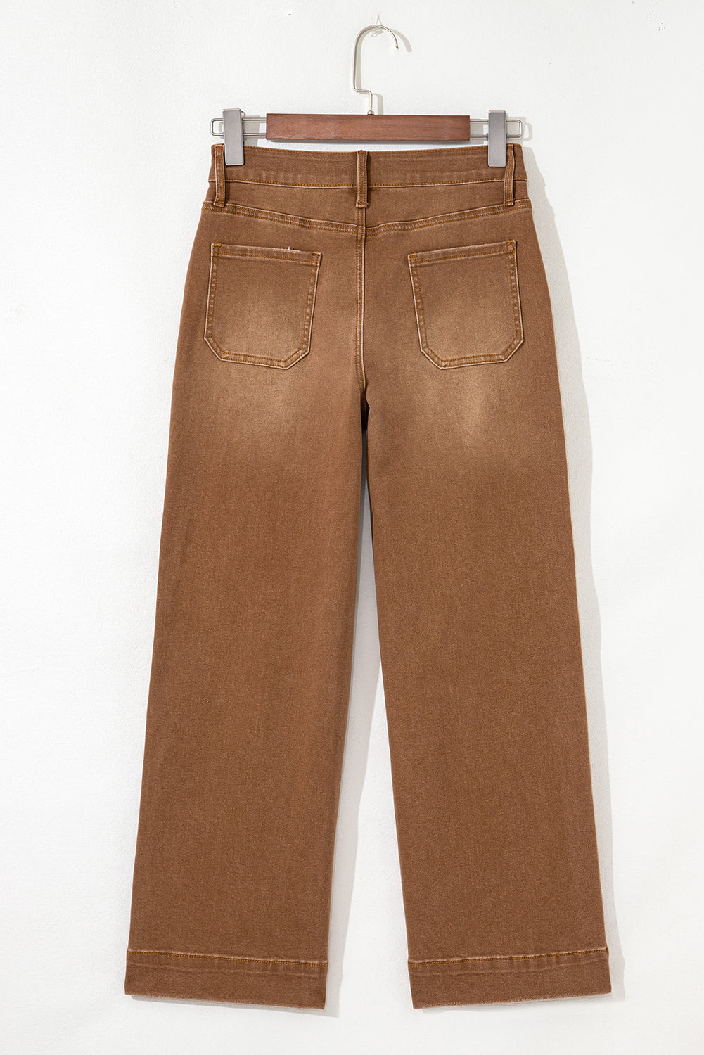 Ashleigh Blue Cropped High Rise Wide Leg Jeans